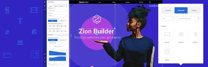 Zion WordPress Editor Fastest WordPress Page Builders