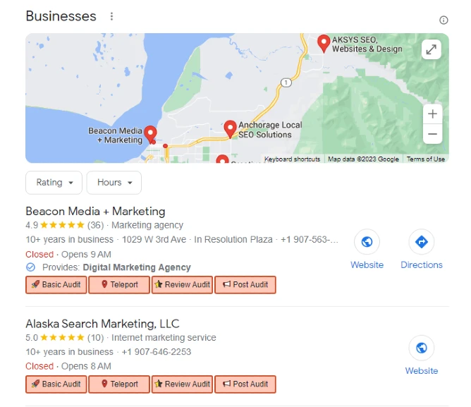 can local seo work without a website